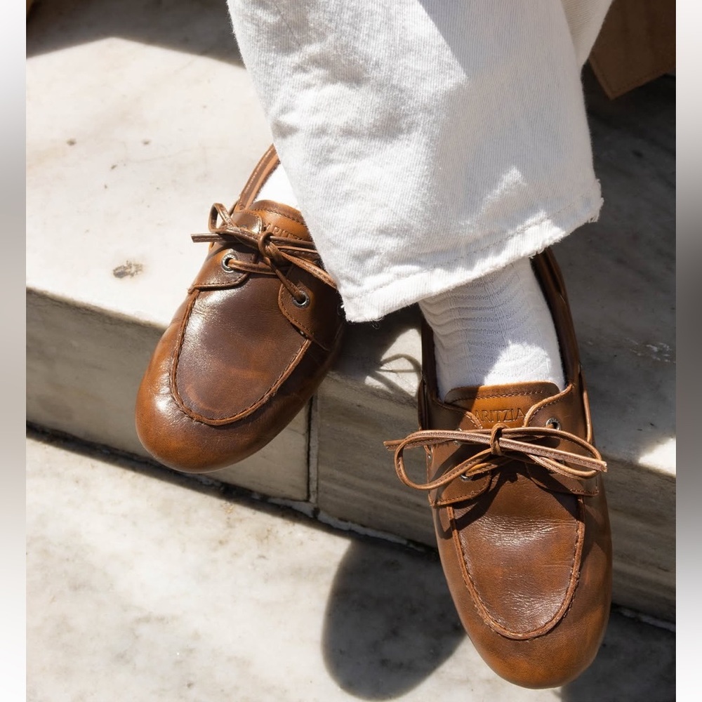 Sperry Women's Brown Leather Boat Loafers